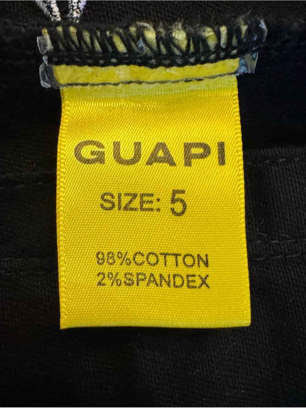 GUAPI KIDS OBSIDIAN WAXED PREMIUM DENIM JACKET Size 5